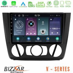 Bizzar V Series BMW 1Series E81/E82/E87/E88 (MANUAL A/C) 10core Android13 4+64GB Navigation Multimedia Tablet 9"