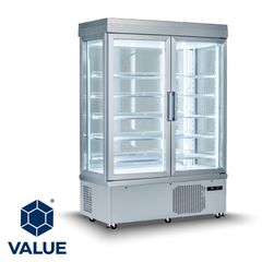 Klimaitalia-Βιτρίνα-Συντήρησης-&-Κατάψυξης-Δαπέδου-με-6-Επίπεδα-με-Χωρητικότητα-880lt-132x64x193cm PSG-132-NFN/NFN-GENERAL-TRADE-TSELLOS-24