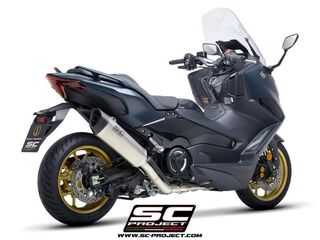 Sc Project Ολόσωμη Εξάτμιση SC1-R 2-1 Titanium/Carbon End Yamaha TMAX 560 2022 - 2024 Euro5(Η Τιμή ειναι ενδεικτική,Ρωτήστε μας για την προσφορά μας)