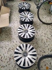 Ζάντες σιδερένιες 16 "5*108 μαζί με τάσια
