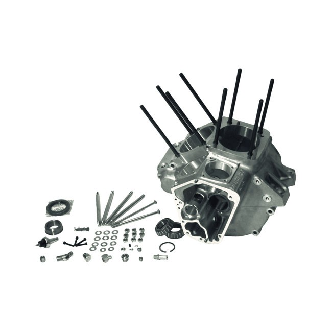 S, 48-64 crankcase assembly, STD bore. Natural