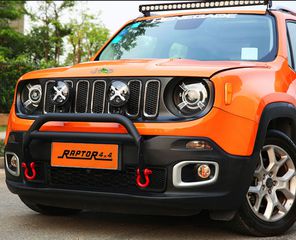 JEEP RENEGADE 2014-> RAPTOR4X4 Σιδερένιο Εμπροσθιο Bull-Bar