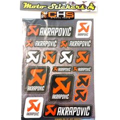 ΑΥΤΟΚΟΛΛΗΤΑ ΣΕΤ AKRAPOVIC