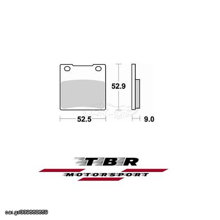 ΤΑΚΑΚΙ BRAKE PADS TBR719 PR-1HYOSUNG  COMET GT 250 02 REAR - L