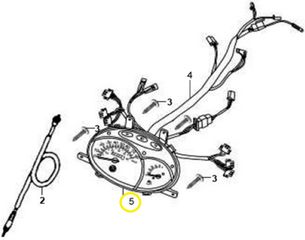 Κρύσταλο Κοντέρ Sym Fiddle.125 II 37204-ALA-000