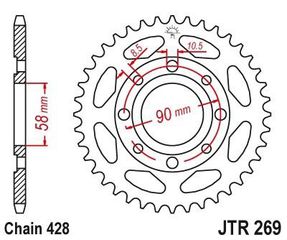 ΓΡΑΝΑΖΙ JT JTR269-42 VL125 DAYSTAR