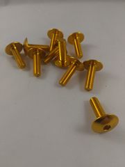 ΒΙΔΕΣ 6X20mm ΧΡΥΣΟ  ΣΕΤ(10ΑΔΑ)