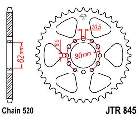 ΓΡΑΝΑΖΙ JT JTR845-46 ΧΤ-SR250