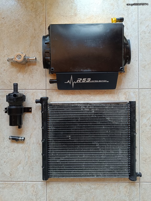 Mini cooper S (R53) υδρόψυκτο intercooler(A2W)