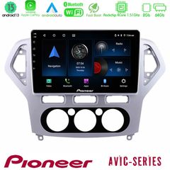 MEGASOUND - Pioneer AVIC 4Core Android13 2+64GB Ford Mondeo 2007-2010 Manual A/C Navigation Multimedia Tablet 10"