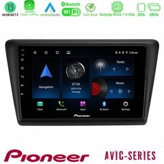 Pioneer AVIC 4Core Android13 2+64GB Skoda Rapid 2013-2017 Navigation Multimedia Tablet 9"