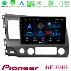 Pioneer AVIC 4Core Android13 2+64GB Honda Civic 2006-2011 Navigation Multimedia Tablet 9"