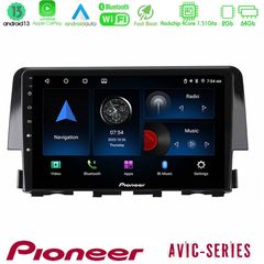 Pioneer AVIC 4Core Android13 2+64GB Honda Civic 2016-2020 Navigation Multimedia Tablet 9"