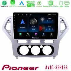 Pioneer AVIC 4Core Android13 2+64GB Ford Mondeo 2007-2010 Manual A/C Navigation Multimedia Tablet 10"