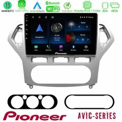 Pioneer AVIC 4Core Android13 2+64GB Ford Mondeo 2007-2010 AUTO A/C Navigation Multimedia Tablet 9"