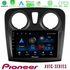 Pioneer AVIC 4Core Android13 2+64GB Dacia Sandero/Dokker 2014-2020 Navigation Multimedia Tablet 9"