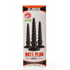 X-Men 9.45" Butt Plug Black M-thumb-1