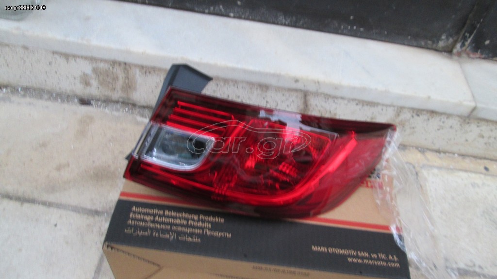 RENAULT CLIO  ('13-'16mod) ΦΑΝΑΡΙ ΠΙΣΩ ΔΕΞΙ ΕΞΩ
