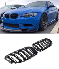 ΣΕΤ Μάσκες / Καρδιές Εμπρός BMW 3 (E92, E93) Coupe / Cabrio (10-13) ~~M4 Mαυρό Γυαλιστερό~~