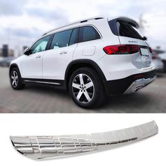Προστατευτικό Πίσω Προφυλακτήρα Για Mercedes-Benz GLB X247 19+ Brushed Alu Από Ανοξείδωτο Ατσάλι (Steel)
