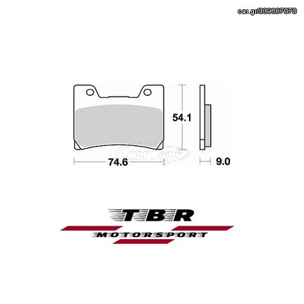 ΜΕΤΑΛΛΙΚΑ ΤΑΚΑΚΙΑ SINTER METAL PADS TBR729