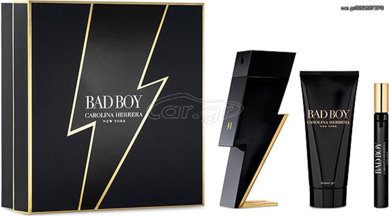 CAROLINA HERRERA Bad Boy SET: EDT 100ml + shower gel 100ml + EDT 10ml