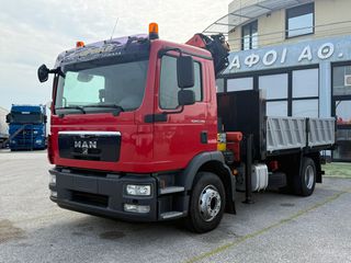 Ανατροπή + Γερανός MAN 2012 TGM 15.290-15290-1529 EURO 5