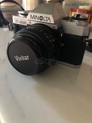 Minolta x300 φωτογραφική μηχανή με φιλμ σε άριστη κατάσταση 