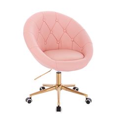 Vanity Chair Impressive Gold Pink Color - 5400182