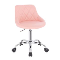 Vanity chair PU Leather Light Pink Color - 5420138