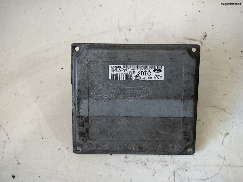 ΕΓΚΕΦΑΛΟΣ ΚΙΝΗΤΗΡΑ FORD FIESTA 1.4 S118763015C, 6S61-12A650-NC! ACHILLEAS PARTS