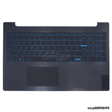 Πληκτρολόγιο - Laptop Keyboard Palmrest για Lenovo IdeaPad L340-15IRH 81LK Gaming 5CB0U42766 5CB0U42761 5CB0U42769 AP1B4000100 AM1B4000100 US Backlight Blue ( Κωδ.40486USBLUEPALM )