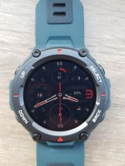 Amazfit T-Rex Pro Αδιάβροχο Smartwatch με Παλμογράφο (Μπλε)