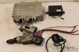 VW - POLO - Εγκέφαλος KitAEX '+ IMMOBILIZER , ΔΙΑΚΟΠΤΗ, ΚΛΕΙΔΙ (ΣΕΤ) ΕΤΟΣ: 1994-1999