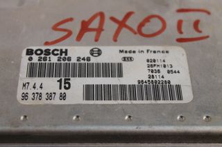 CITROEN - SAXO - Εγκέφαλος ECU -  - ΕΤΟΣ: 2000 - ΚΩΔ.ΚΑΤ/ΣΤΗ: 0261206246  9637838780