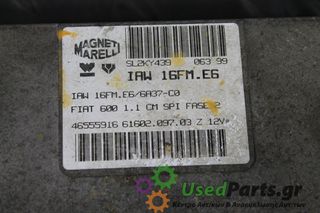 FIAT - SEICENTO - Εγκέφαλος ECU - - ΕΤΟΣ: 2001-2006 - ΚΩΔ.ΚΑΤ/ΣΤΗ: IAW16FME6