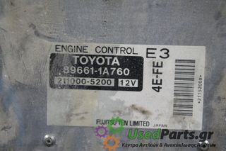 TOYOTA - COROLLA - Εγκέφαλος ECU -  - ΕΤΟΣ: 1997-2002 - ΚΩΔ.ΚΑΤ/ΣΤΗ: 89661A760  2110005200