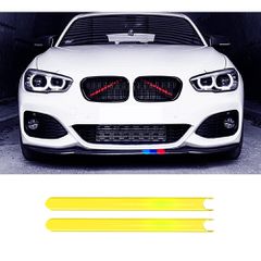 Διακοσμητική λωρίδα μπροστινής μάσκας για BMW Σειρά 1/2/3  F01 F02 F03 F04 08-15/ F06 12-18/ F07 09-17/ F10 F18 09-16/ F11 F12 09-18/ F13 11-17/ F39 17-19/ F48 14-19 M Sport Styling Κίτρινο Χρώμα