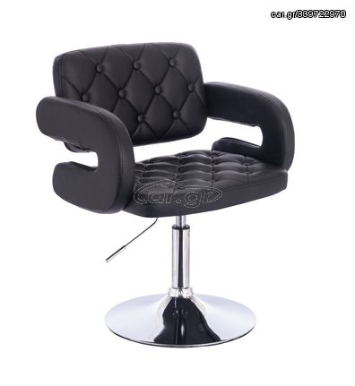 Vanity Chair Νarcissus Black Color - 5400170