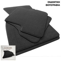 VOLKSWAGEN TOUAREG 2002-2010 ΠΑΤΑΚΙΑ ΜΟΚΕΤΑ ΜΑΥΡΗ LUXURY LINE ΜΕ ΑΣΠΡΗ ΚΛΩΣΤΗ ΕΛΛΗΝΙΚΗΣ ΚΑΤΑΣΚΕΥΗΣ ΣΕΤ 4ΤΜΧ