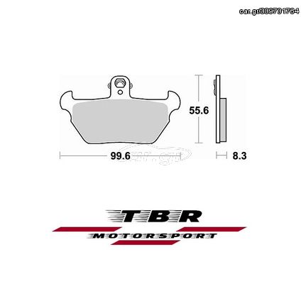 ΜΕΤΑΛΛΙΚΑ ΤΑΚΑΚΙΑ SINTER METAL PADS TBR739