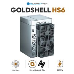 Goldshell HS6 (10.6TH/s) Handshake (HNS) & BLAKE2B (SIA) Miner