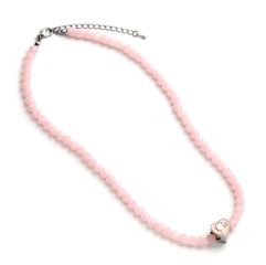 BARBIE - Pink Bead Necklace - Silhouette