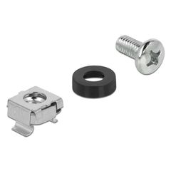 DELOCK σετ βίδες με παξιμάδια 42420 20 τεμάχια για rack M6/16mm