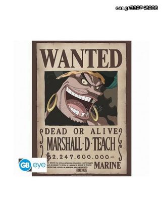 Abysse One Piece - Wanted Blackbeard Poster Chibi (52x38cm) (GBYDCO267)