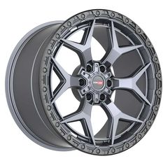 Ζάντες 18x9 , 6x139.7 (Vortek VRT-603) Matte Titanium / Black Bead Ring