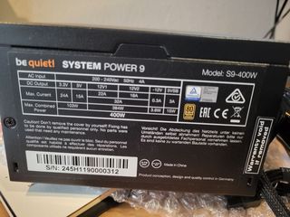 Be Quiet System Power 9 400W
