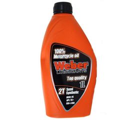 ΛΑΔΙ WEBER 2Τ SCOOTER SEMI SYNTHETIC ΗΜΙΣΥΝΘΕΤΙΚΟ (20Χ1)