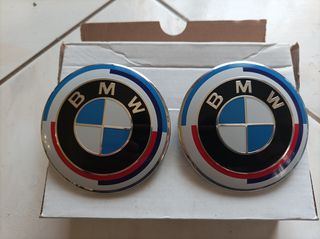 Σήματα δύο BMW 74mm BMW 50th Anniversary M Emblem