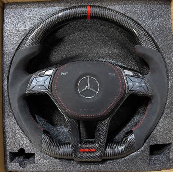 W204/W207/W212/R172/W176 A45 CLA 45 AMG PACK CARBON STEERING WHEEL